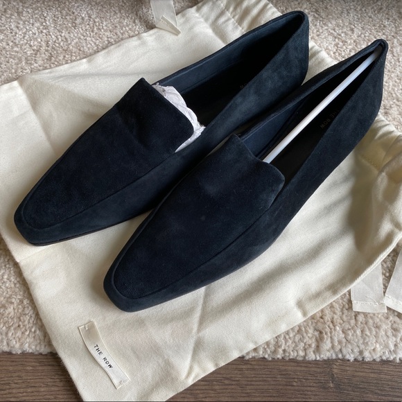 New. The row suede flats